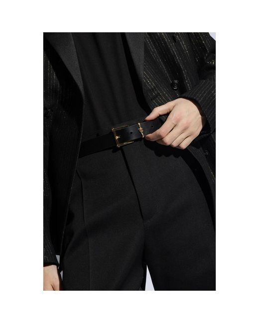 Versace Ledergürtel in Black für Herren