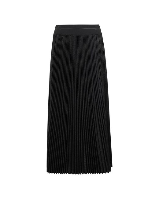 Helmut Lang Black Plissierter rock