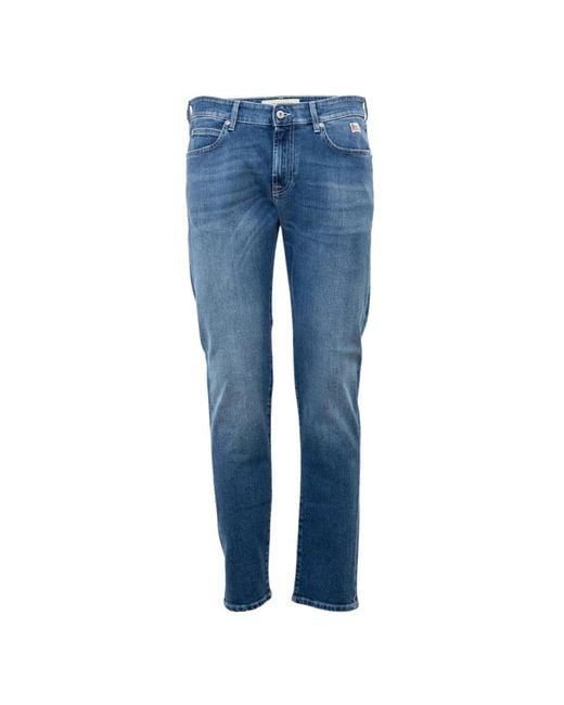 Roy Rogers Jeans mit tassel in mittlerer waschung in Blue für Herren