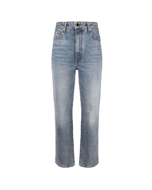 Khaite Blue Straight Fit Jeans