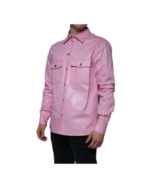 Dolce & Gabbana Pink Light Jackets for men