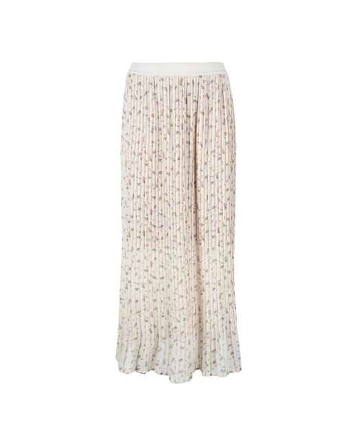 Semicouture Natural Maxi Skirts