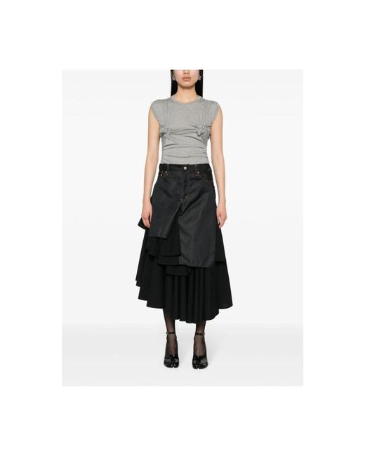 Skirts > midi skirts Junya Watanabe en coloris Black