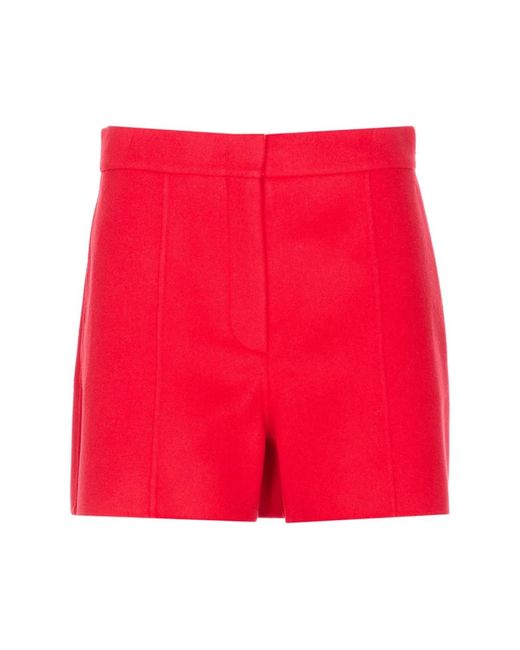 Sportmax Red Short Shorts