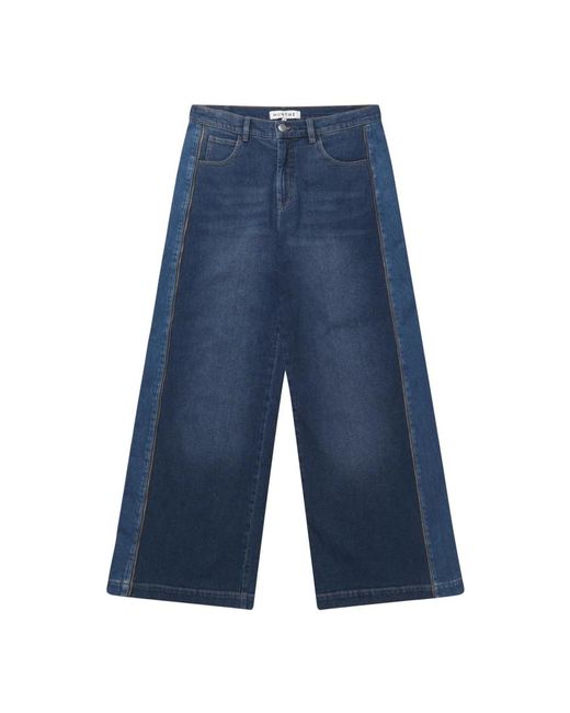 Jeans > straight jeans Munthe en coloris Blue