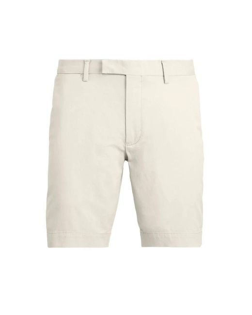 Ralph Lauren Flat Shorts in het Natural voor heren
