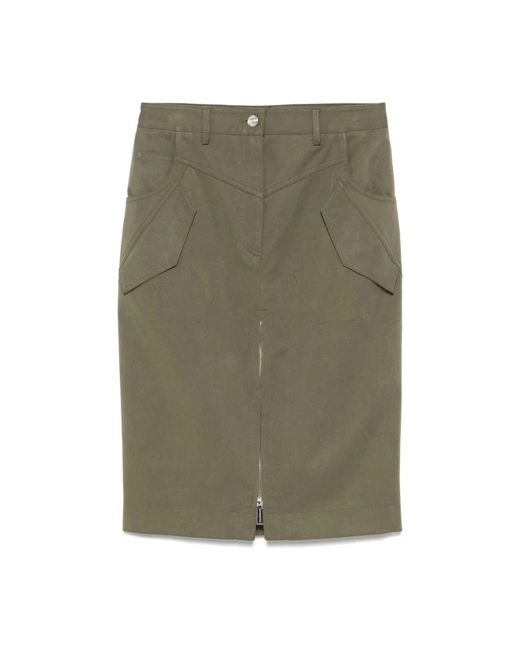 Midi Skirts Barbara Bui de color Green