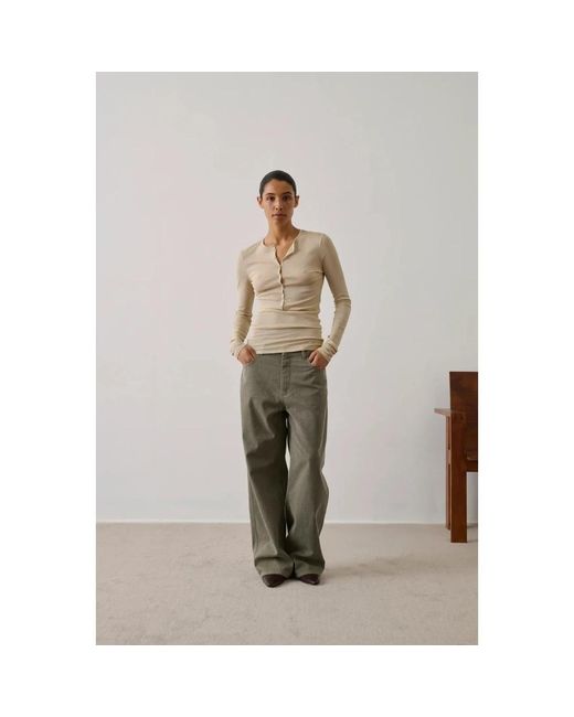 Soeur Natural Long Sleeve Tops