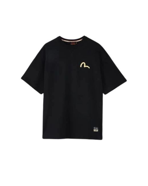 T-Shirts Evisu de hombre de color Black