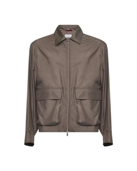 Brunello Cucinelli Brown Light Jackets for men
