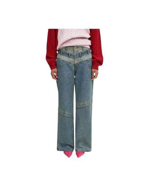ANDERSSON BELL Rechte Jeans in het Blue