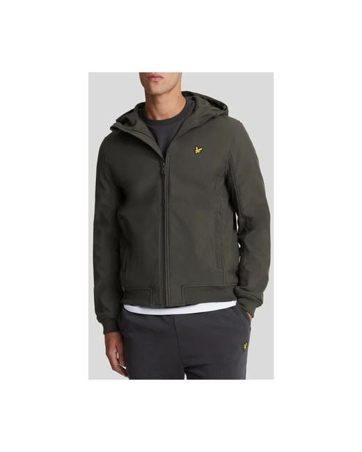 Lyle & Scott Green Zip-Throughs for men