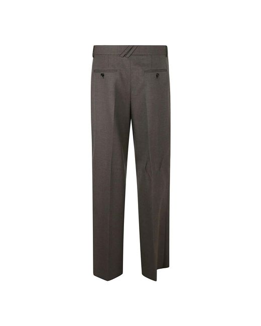 Burberry Gray Suit Trousers for men