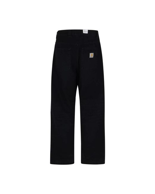 Carhartt Black Straight Jeans for men