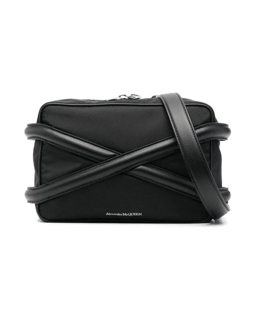Alexander McQueen Black Cross Body Bags