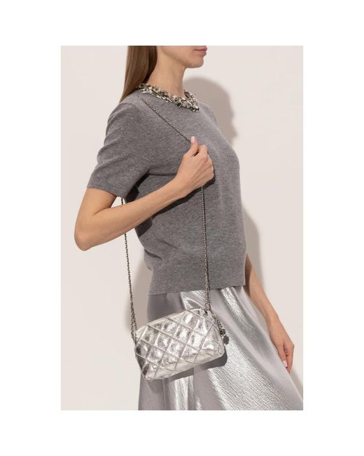 Tory Burch Metallic Shoulder Bags