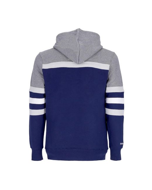 Mitchell & Ness Hoodies & Sweatvesten ,Blauw ,Katoen Georgetown Hoyas Basketball Team Hoodie in het Blue voor heren