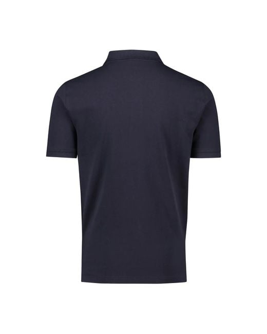 Gant Polo Met Korte Mouwen in het Blue voor heren