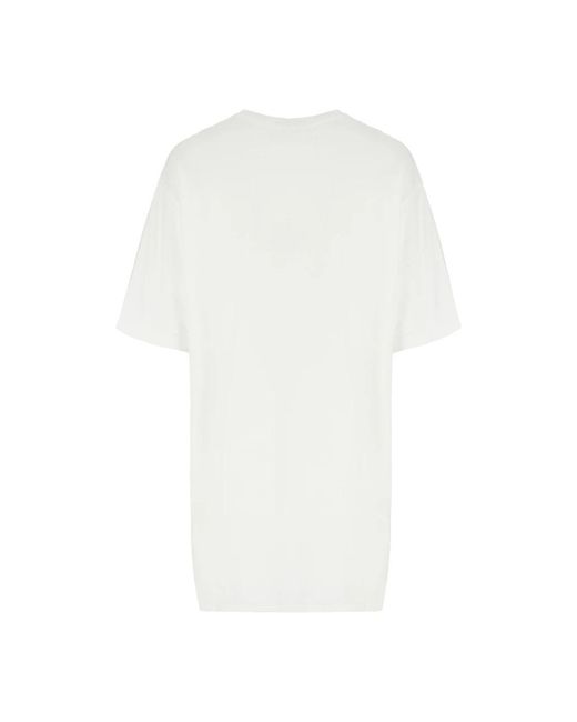 MM6 by Maison Margiela White T-Shirts