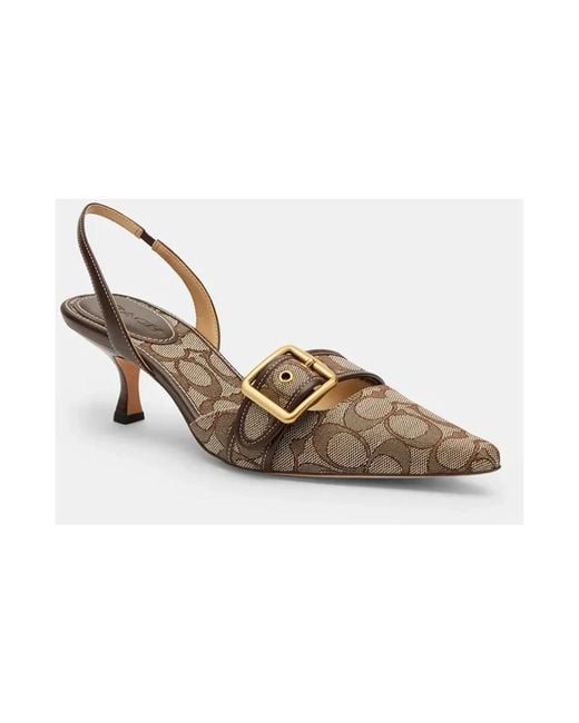 COACH Metallic Margot Pump