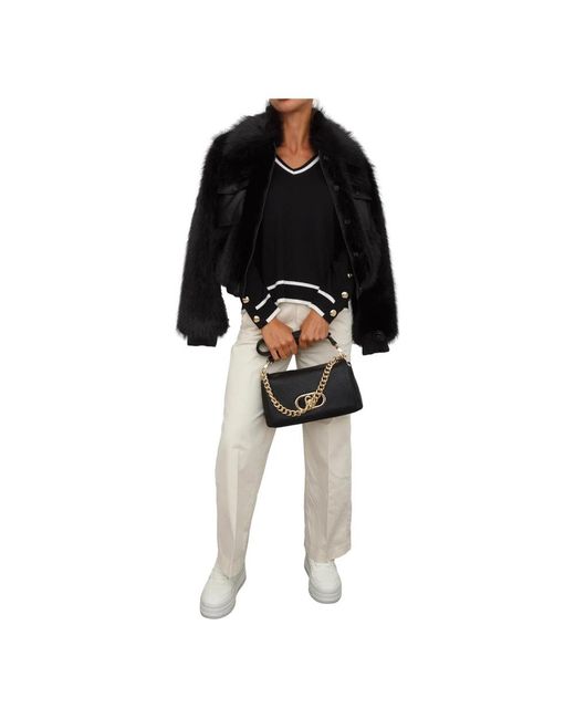 Liu Jo Black V-Neck Knitwear