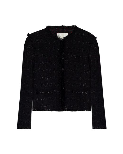 Tory Burch Tweed Jackets in het Black