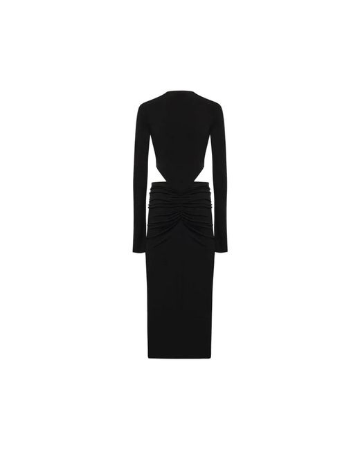 ANDAMANE Heloise Midi Jurk in het Black