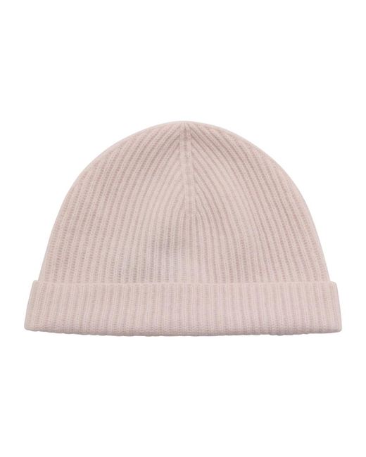 Alpha Studio Accessoires ,Kasjmier Kasjmier Beanie Hoed Offwhite Model Au-5930S in het Pink voor heren