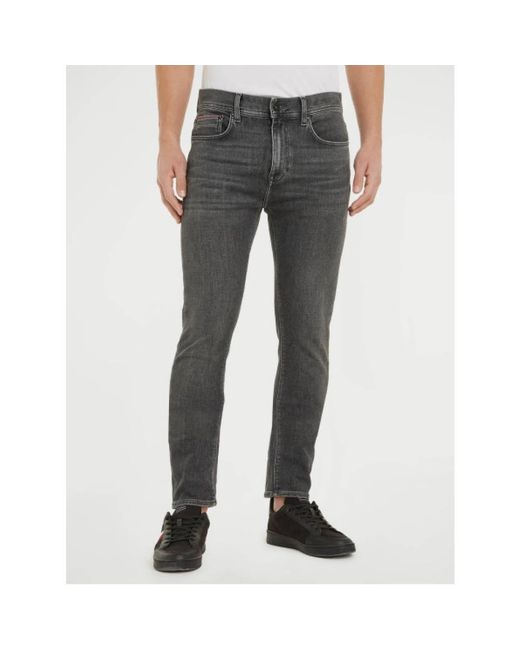 Tommy Hilfiger Gray Slim Fit Jeans for men
