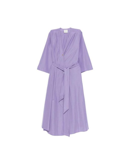 Forte_forte Purple Wrap Dresses