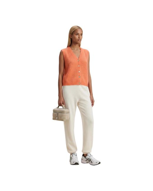 American Dreams Truien & Vesten ,Oranje ,Wol Telma Vest in het Orange