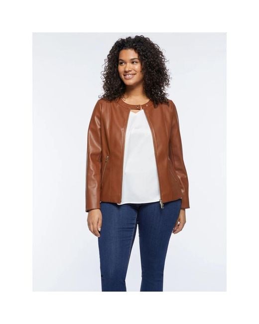 Light Jackets di FIORELLA RUBINO in Brown