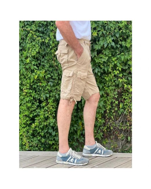 Aeronautica Militare Natural Casual Shorts for men
