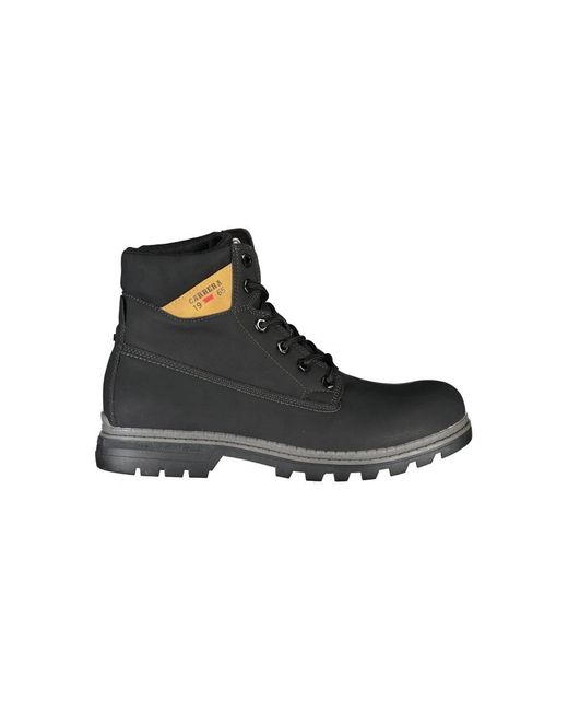 Carrera Black Lace-Up Boots for men