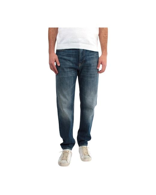 Roy Rogers Blaue jeans karotten-passform in Blue für Herren