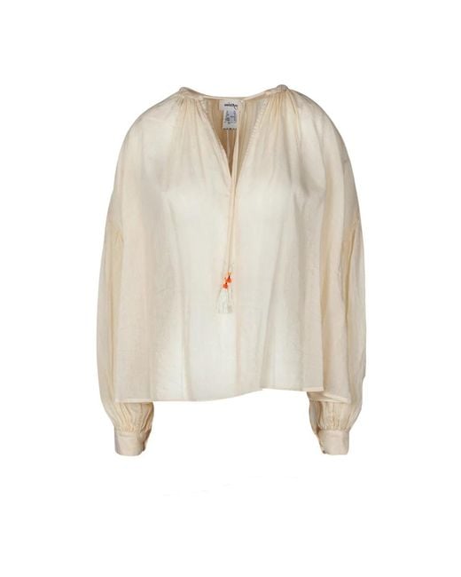 Ottod'Ame Natural Blouses
