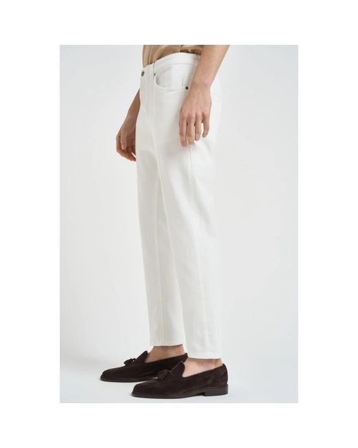 Dondup Gray Cropped Trousers for men