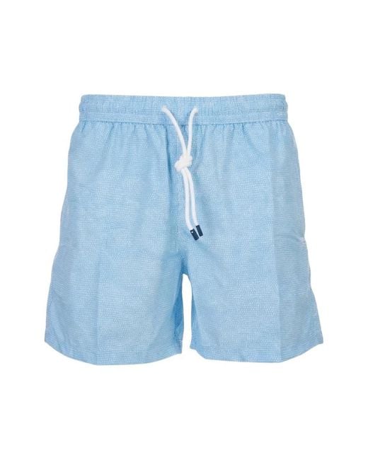 Fedeli Blue Beachwear for men