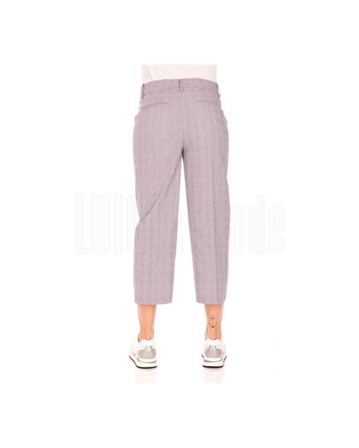 Trousers > cropped trousers Dondup en coloris Purple
