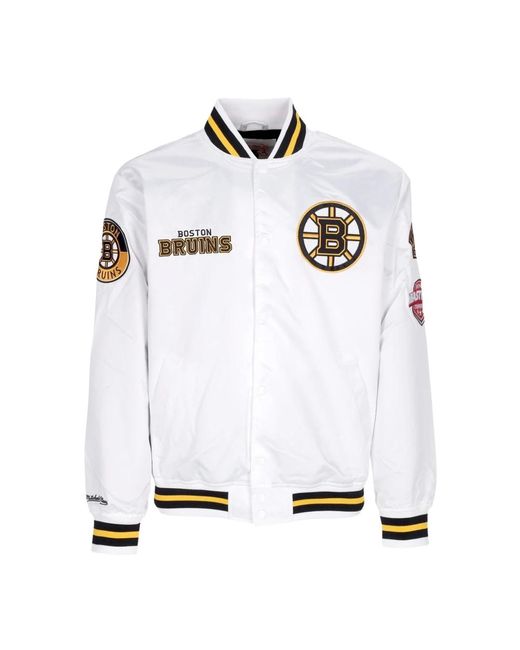 Mitchell & Ness Bomber Jackets in White für Herren