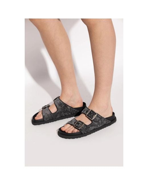 Birkenstock Black Sliders