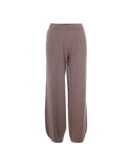 Fabiana Filippi Brown Tapered Trousers