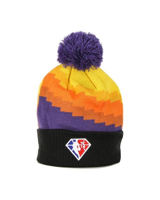 KTZ Accessoires ,Veelkleurig ,Phoenix Suns Pom Pom Muts in het Blue voor heren