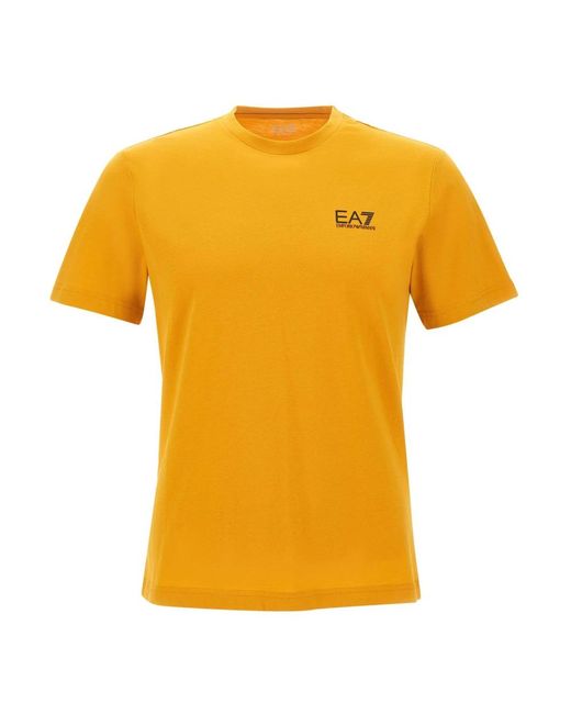 EA7 Yellow T-Shirts for men