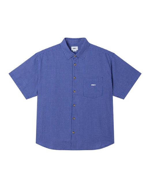 Obey Blue Short Sleeve Shirts for men