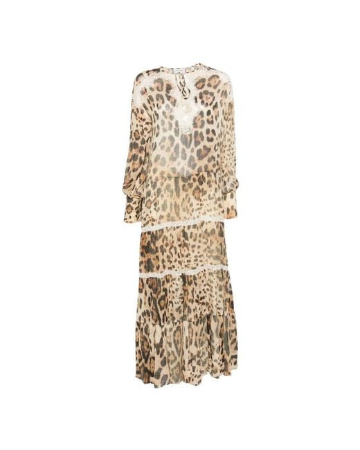 Ermanno Scervino Natural Maxi Dresses