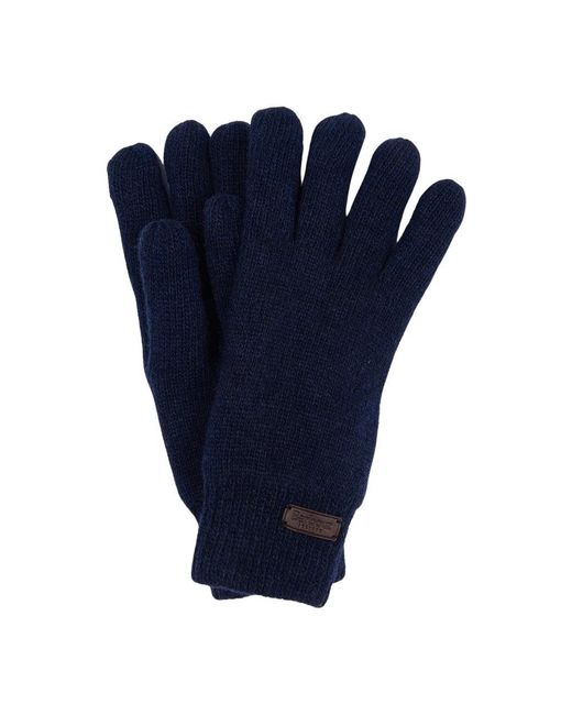 Barbour Blue Gloves