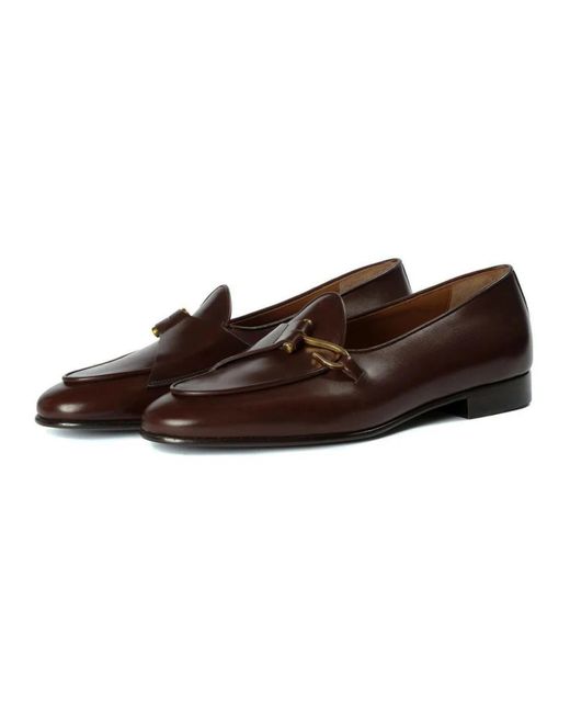 Edhen Milano Brown Loafers for men