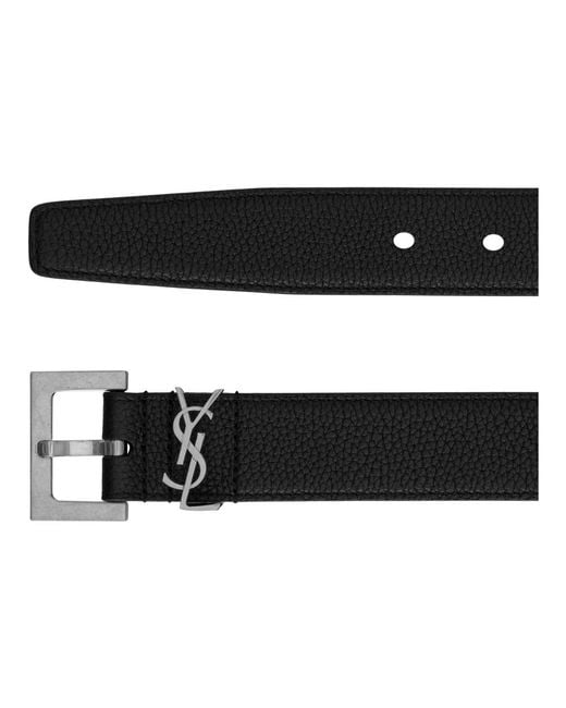 Saint Laurent Black Belts for men