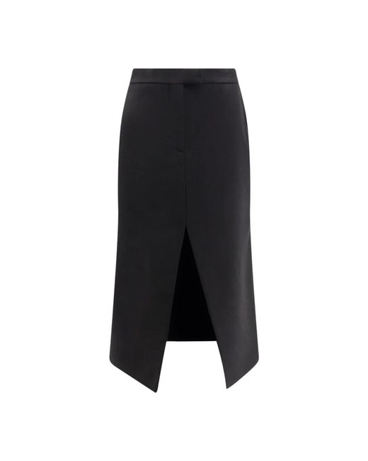 McQueen Black Midi Skirts